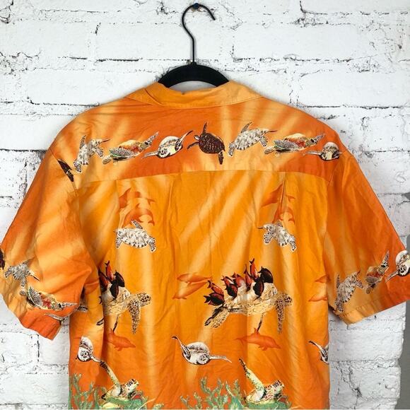 Vintage Hawaiian Underwater Animal Button Up Shirt - Picture 6 of 7